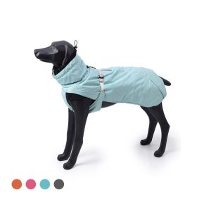 New Style Dog Winter Jacket with Waterproof Warm Polyester Filling Fabric--(Blue, size L) New Style Dog Winter Jacket with Waterproof Warm Polyester Filling Fabric--(Blue, size L)