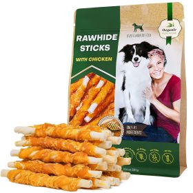 Dog Sticks Wrapped with Chicken & Pet Natural Chew Treats Grain Free Organic Meat & Human Grade Dried Snacks in Bulk for Training Small & Large D Dog Sticks Wrapped with Chicken & Pet Natural Chew Treats Grain Free Organic Meat & Human Grade Dried Snacks in Bulk for Training Small & Large D